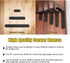 Mardatt 24 Sets (20/50/100mm,40/100/160mm) Black Corner Braces L Brackets and Straight Braces Mending Plates Heavy Duty