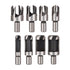 Rocaris 8pcs Wood Plug Cutter Drill Bit Set, Straight and Tapered Cutting Tool, 6mm 10mm 13mm 16mm