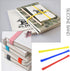 SING F LTD 10 Pack A5 Silicone Rubber Bands - Book Silica Gel Straps, 200 MM for Lunch Box, Crab Traps, Art Cooking
