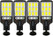 PLMOKJD Solar Street Lights Outdoor, Solar Lights Outdoor Wide Angle Solar Flood Lights