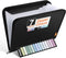Sooez Accordion File Organizer with Zipper, 7 Pockets Expanding Folder, Heavy Duty, Portable, Black