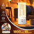 1800K 4-Level White Bedside Lamp with USB-C Cordless Charging, Warm Touch Table Lamp, Eye-Caring Energy-Efficient Small