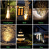 12V 5W MR16 Bulb 2700K Low Voltage Spotlight, Black LED Landscape Lighting, Outdoor Waterproof Aluminum Uplight
