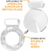 BANGCHEER M5, (White-1Pack) Wi-Fi Wall Shelves, Cable and Power Line Storage Boxes for TP-Link Deco Suitable