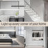 24V, 16.4ft CRI90+ ZSLAIFU COB LED Strip Light White LED Light Strip with Remote, High Density Flexible White Tape