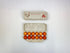 12-Pack Recycled Paper Pulp Egg Cartons - Solid Top Style in Red/Brown for Chicken Eggs - Made in the USA