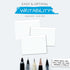 5x7 50 Pack Home Advantage Ruled Index Cards - Our of Lined Notecards Use Heavy Duty Cardstock to Make Them Bleed Proof