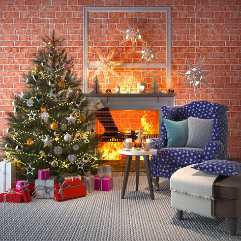 Cohoo Home Red Peel and Stick Wallpaper, 18 197 Faux 3D Brick Wall Paper, Self Adhesive Removable Wallpaper Brick