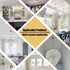 Omytie 12 Ft Heavy Duty Hanging Chain Kit with Connection Locks & Swag Ceiling Hooks for Lighting Fixture, Chandelier