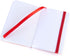 Pentalic 3 x 4 Pocket Sketchbook Traveler Journal, 160 Pages, Red Color