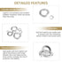 487 Pieces 304 Stainless Steel Lock Washers Assortment Kit, Kindroufly Split Lock Washers, 10 Sizes, 1/2" 3/8" 5/16"