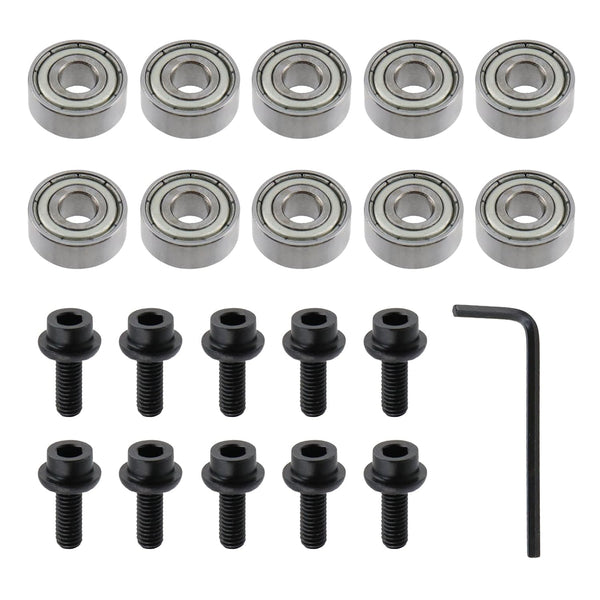 Router Bit Bearing Top Mounted Replacement Kit, Ball Bearings Guide for Repairing