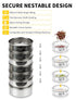 LVDALAB 304 18 (1mm) 4inch(10cm) All Stainless Steel Mesh Lab Sieve, Mesh Aperture Test Sieve, Standard Analysis Sample