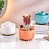 Desk Pencil Pen Holder, 5 Slots, 360° Degree Rotating Organizer, Desktop Storage for Office School Home