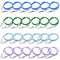 24 Pcs Dental Bib Clips Autoclavable Silicone Bib Holders Clips Individually Wrapped