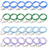 24 Pcs Dental Bib Clips Autoclavable Silicone Bib Holders Clips Individually Wrapped