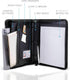Travigo 3-Ring Zipper Business Leather Portfolio Folder, 1.25" 3-Ring Binder, Professional Document Organizer