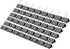 Medium Paper Clips and Binder Clips, 48 Pcs 1.25 Inch Black Metal Clamps for Office Home School