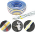 pcningled 3000K 110V 1M 110 1 3.28ft) LED Light Strip AC Waterproof Lights Volt Plug-in COB LED Strip Lights Meter Warm