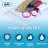 GPI 4" X 6" Clear Plastic Zip Bags, 1000 Count, Heavy-Duty 4 Mil Thick Durable Poly Baggies with Resealable Lock