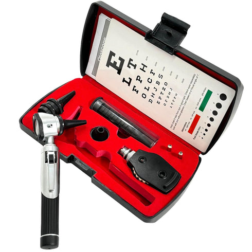1 Bulb 10 Premium Student Home USE LED Bright Light ENT Diagnostic Otoscope Plus Extra Replacement Plus Specula Cynamed