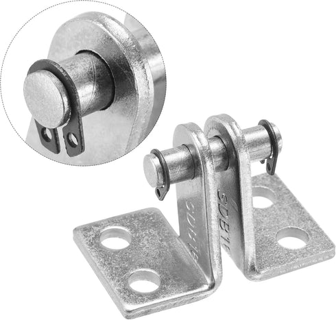 uxcell Air Cylinder Rod Clevis Mounting Bracket 4 Bolt Holes MA/MAL Pneumatic Parts for 16mm Cylinder Bore, 2pcs