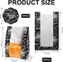 100 13.7x8.3x3.5 inch Nicunom Pcs Paper Bread Bags for Homemade Bread, Sourdough Bags with Window Large Bakery Bags