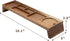 Natural Wood Desk Organizer - Multi-Compartment Wooden Caddy for Home, Office, Cubicle Accessories - Pencil Storage Tray