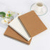 EUSOAR Spiral Blank Notebooks, B5 3 Packs, 7.3" x 10.2", Unlined Travel Writing Notebooks, Memo Notepad, Kraft Cover