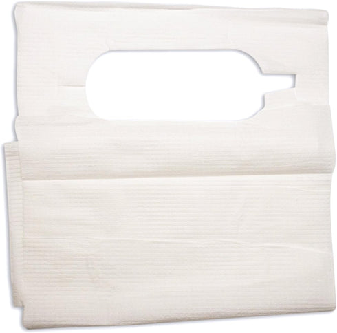 Dynarex 4406 Paper/Poly Lap Bibs 16" X 33" Overhead 300/Case