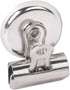 Universal Bulldog Magnetic Clips, 31260, Metal, Nickel-Plated, 18/PK, 1 1/4-Inch Wide, 7/16-Inch Capacity