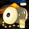 ZQHGMM Warm Camping String Lights, 32.8ft Rechargeable Retractable String Lights, Waterproof Indoor/Outdoor use,