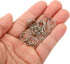 500 Pack 11mm/0.4" PATIKIL Mini Split Rings, OD Split Circular Ring Stainless Steel Clip Ring for Fastening Chandelier