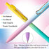Gel Pens, 6 Pcs Smooth Writing No Bleed & Smear, Black Ink Fine Point (0.5mm), Retractable Aesthetic Pens