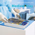 Medical Surgical Trays Stainless Steel Dental Instruments Tray Organizer Holder Sterilization Plate Trays Boxs with Lid & Handle Grip Large by ANNWAH