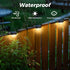 8 Pack btfarm Solar Deck Lights Outdoor Waterproof, Retro LED Patio Lights Solar Powered, Solar Fence Light for Outside
