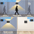 Rechargeable Motion Sensor Wall Light, Battery Operated Wireless Wall Sconce, Up and Down Warm White Indoor Lighting