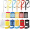 Harloon 6 Pcs Teacher ID Badge Holder with Lanyard Teacher Appreciation Gifts