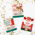 Set 6 Big Dot of Happiness Christmas Cowboy Money Holders for Cash, DIY Assorted Western Santa Party Cash Holder Gift