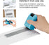 Guard Your ID Identity Protection Stamp Roller - Turquoise Color for Secure Document Shredding