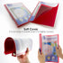 BAZIC 3 Ring Binder 1/2" Poly Presentation View Binders - Assorted Color, Round Ring, Hold 100 Sheets Paper, 6-Count