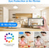12 Inch 24W 3000K/4000K/6500K Peasur LED Ceiling Light Brushed Nickel, Slim Flush Mount Ceiling Light Adjustable