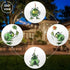 Yamodoor Frog Solar Outdoor Hanging Lantern Creative Small Sculpture Lights Durable Waterproof Lamp Suitable