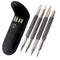 Spring Nail Set, 4pcs Dual Head Nail Setter and Hammerless Door Hinge Pin Removal Tool