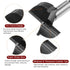 Tungsten Carbide Forstner Drill Bit 52mm (2-1/16") Opener Cutter for Hinge Hole Drilling Woodworking (Black)