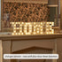 anso 22cm LED Alphabet Letter & Number Light Sign Decorations Lamp for Home Birthday Party Event Night Lights (I)