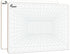 SCRIBBLEDO 11”x14” 1 Point Perspective Grid Dry Erase Board, Double-Sided Graphing Charts for Home School