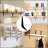 Mormchlots 24Pcs 6 5 Inch x Black Shelf Brackets, Heavy-Duty Metal Steel Corner L Brackets for Shelves Shelf