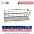 2pcs Stainless Steel Test Tube Racks, 12 Holes, Wire Constructed Holder for Dia.=21mm Tubes