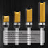 Set Bit-1/4 Inch Shank-4 Flush Trim Router for Woodworking - Cabinet, Rabbeting, Tongue & Groove(Router pcs Straight)
